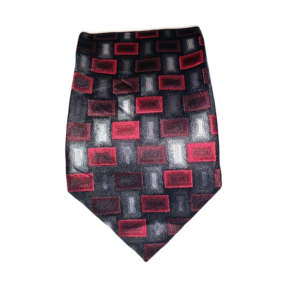 John Ashford Patterned Silk Tie NWOT